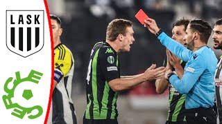 LASK vs Cercle Brugge 00 Kévin Denkey Red Card All Goals and Extended Highlights [upl. by Attelrahc45]