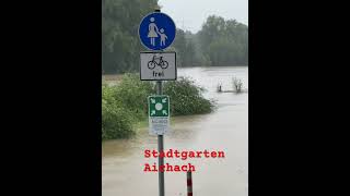 Hochwasser Landkreis Aichach Friedberg Dasing [upl. by Dympha]