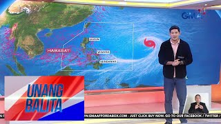 Bagyong may international name na “Bebinca” patuloy na lumalakas Unang Balita [upl. by Bent501]