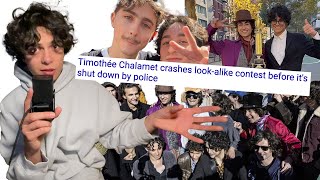 i judged the timothee chalamet lookalike contest [upl. by Janeczka]