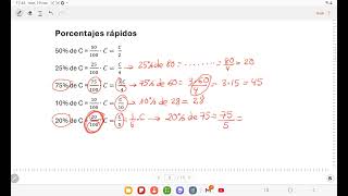 PORCENTAJES 1ª PARTE 2 ESO [upl. by Monia22]