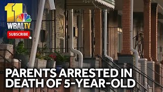 Parents of Baltimore dead 5yearold arrested [upl. by Uol78]