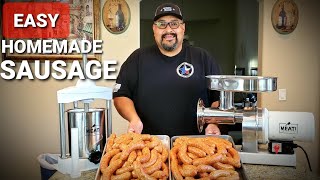 How To Make Sausage For Beginners  Easy Homemade Sausage [upl. by Silvana]