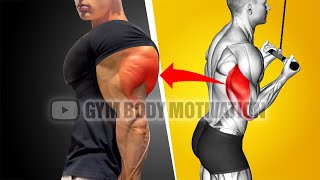 8 Best Tricep Exercises for Bigger Arms  Gym Body Motivation [upl. by Nuahsyd]