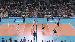 FranceCanada un match de préparation aux JO pour l’équipe de France de volley [upl. by Thorley949]