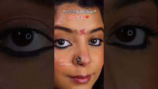 Easy bindi design with eyeliner eyelinertutorial eyelinerhack tattoo [upl. by Drofdarb892]