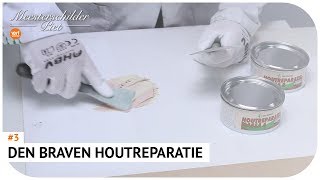 Meesterschilder Piet Ep 3  Den Braven Houtreparatie [upl. by Bunder223]