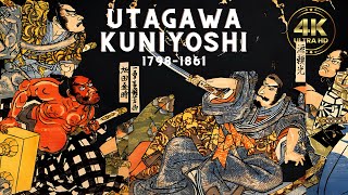 Utagawa Kuniyoshi Master of Japanese Ukiyoe Painting and Woodblock Prints [upl. by Ramak]