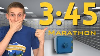 How to run a SUB 345 Marathon  Exact Workouts Paces amp Strategies [upl. by Anail]