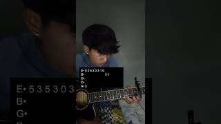 Blue by Yung Kai Easy Version Guitar Tutorial blue yungkai guitartabs guitarfingerstyle tabs [upl. by Haim]