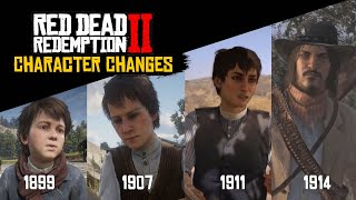 RDR2  Characters From 1899 to 1914 [upl. by Suilenrac]