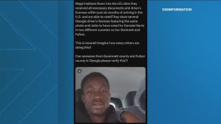 Georgia election officials denounce obviously fake video purporting to show Haitian immigrant clai [upl. by Jain]