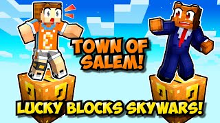 Accusing My Friends In Town Of Salem Lucky Block Skywars [upl. by Vitkun]