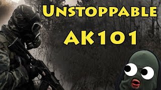 Unstoppable AK101 Ownage  Escape From Tarkov [upl. by Yahc502]