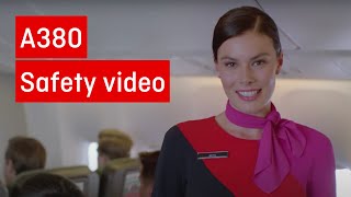 Safety in Style  Qantas Cabin Safety Video A380 [upl. by Llerraj]