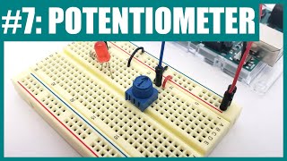 How to Use a Potentiometer with Arduino analogRead Lesson 7 [upl. by Jacquie]