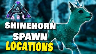 SHINEHORN SPAWN LOCATION ON ABERRATION IN ARK SURVIVAL ASCENDED [upl. by Lanni]