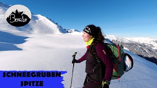 Skitour Kitzbüheler Alpen auf die Schneegrubenspitze in der Kelchsau [upl. by Kevina]