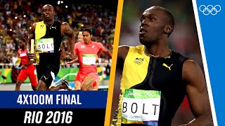 Usain Bolts EIGHTH Olympic Gold  Full Mens 4x100m final at Rio 2016 [upl. by Teteak76]