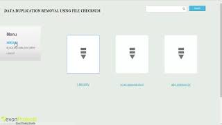 Data Duplication Removal Using File Checksum [upl. by Repsihw136]