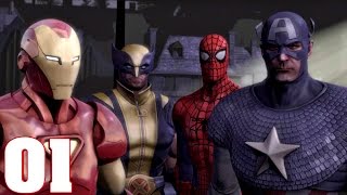 Marvel Ultimate Alliance 2 German Online Ich bin Spiderman 01 [upl. by Araminta921]