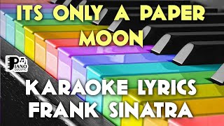 FRANK SINATRA ITS ONLY A PAPER MOON KARAOKE LYRICS VERSION HD [upl. by Philcox]