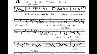 Gregorian Chant  Alleluia Ostende nobis Domine [upl. by Aillil489]