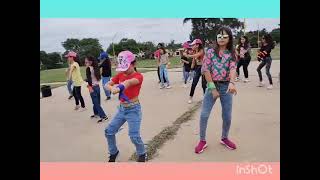 coreo Bellakeo zumba kids tostado [upl. by Aihsekat892]