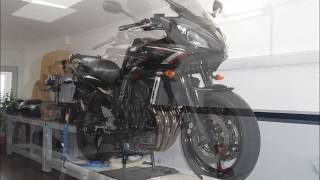 Cambio de aceite a barrales Yamaha FZ6 S2 Fazer [upl. by Thissa]