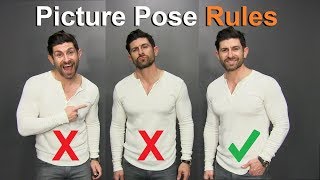 How To Look Good in EVERY Picture 10 Picture Posing Rules [upl. by Sessylu630]