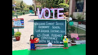 URSULINE CONVENT SCHOOL II LOK SABHA ELECTIONS 2024 II 63 JEWAR ASSEMBLY CONSTITUENCY [upl. by Karlie9]