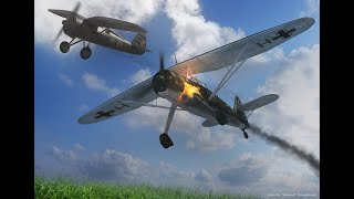 IL2 Sturmovik 1946 BAT 413 P11 Wasp Vs Henschel Hs126 September 1939 hunting [upl. by Alvord463]