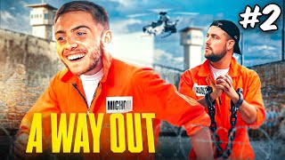 ON A QUITTÉ LA PRISON LA POLICE NOUS POURCHASSE AVEC VALOUZZ  A Way Out 2 [upl. by Anahtor97]