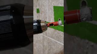 Drill Tiles with Milwaukee Diamond Max hole saw [upl. by Javler]