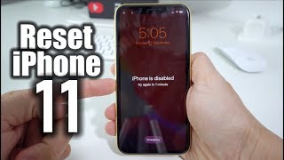 How To Reset amp Restore your Apple iPhone 11  Factory Reset [upl. by Ornstead]