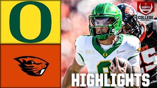 Oregon Ducks vs Oregon State Beavers  Full Game Highlights  ESPN College Football [upl. by Anivram284]