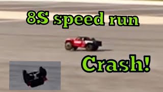 8S speed run traxxas UDR fail [upl. by Stallworth61]