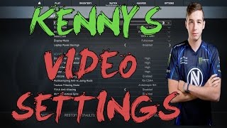 CSGO ENVYUS kennyS video settings 2016 [upl. by Ingram145]