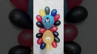 ASMR Sonic The Hedgehog Water Colors Balloons and mini rainbow balloons popping reverse balloon [upl. by Norit]