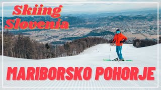 Skiing on Mariborsko Pohorje the best ski resort in Slovenia [upl. by Itoyj]