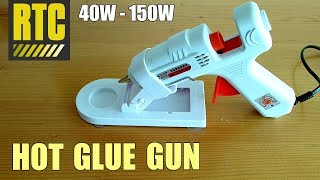 150W Hot Glue Gun with 11mm Silicone Sticks and Adjustable Temperature [upl. by Aifoz]