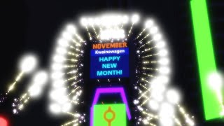 VTSQ November 2024 Monthly Ball Drop amp Countdown TreasureCam Footage 🦃🍰🍂 [upl. by Villada650]