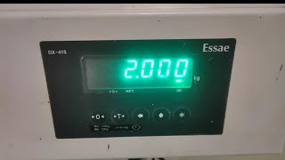 How To Calibrate Essae DX415 Weight Machine [upl. by Philander]