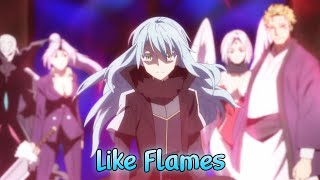 『Lyrics AMV』 Tensei Shitara Slime Datta Ken Season 2 OP 2 Full 【 Like Flames  MindaRyn 】 [upl. by Gean]