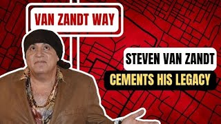 Steven Van Zandt Departs LAX To Celebrate Street Renaming Ceremony [upl. by Ergener]