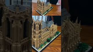 Stunning set lego architecture notredame cathedral paris france afol shortsvideos viral [upl. by Schargel]