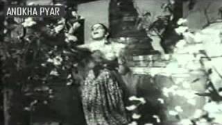 ANOKHA PYAR 1948 Mere pholon mein chupi hai jawani  Lata Mangeshkar [upl. by Gilbye]