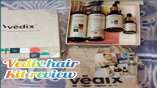 Vedix hair care kit review vedix haircare dandruffshampoo hairsyrum hairoil haircaretips [upl. by Meehaf]