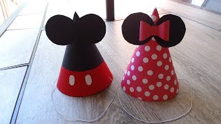 How to make birthday cone hat [upl. by Athalee4]