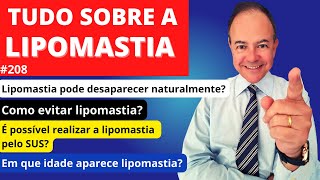 Tudo sobre a LIPOMASTIA Pseudoginecomastia Dr Jacintho  Cirurgião Plástico [upl. by Nahbois]